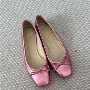 Anthropologie Pink Flats